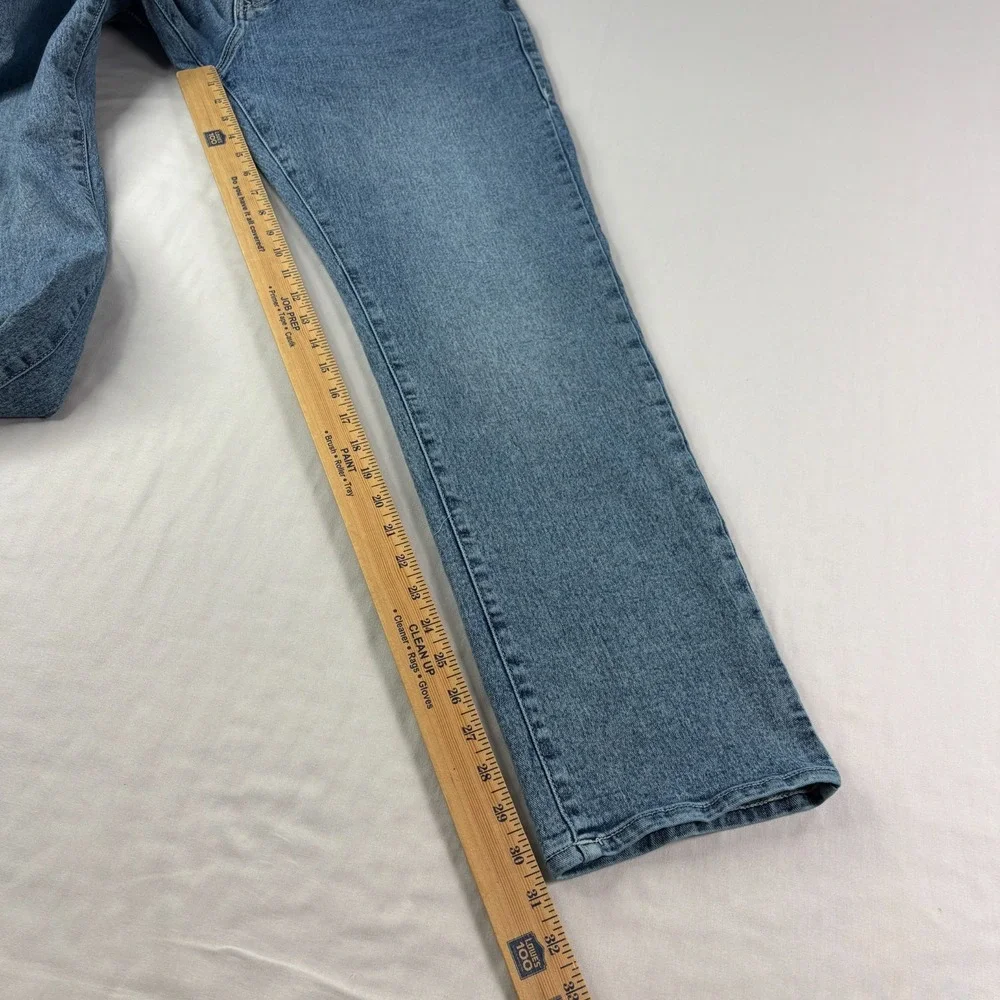 True Religion Jeans Mens 36x31 Blue Geno Relaxed Slim Fit Stretch Denim